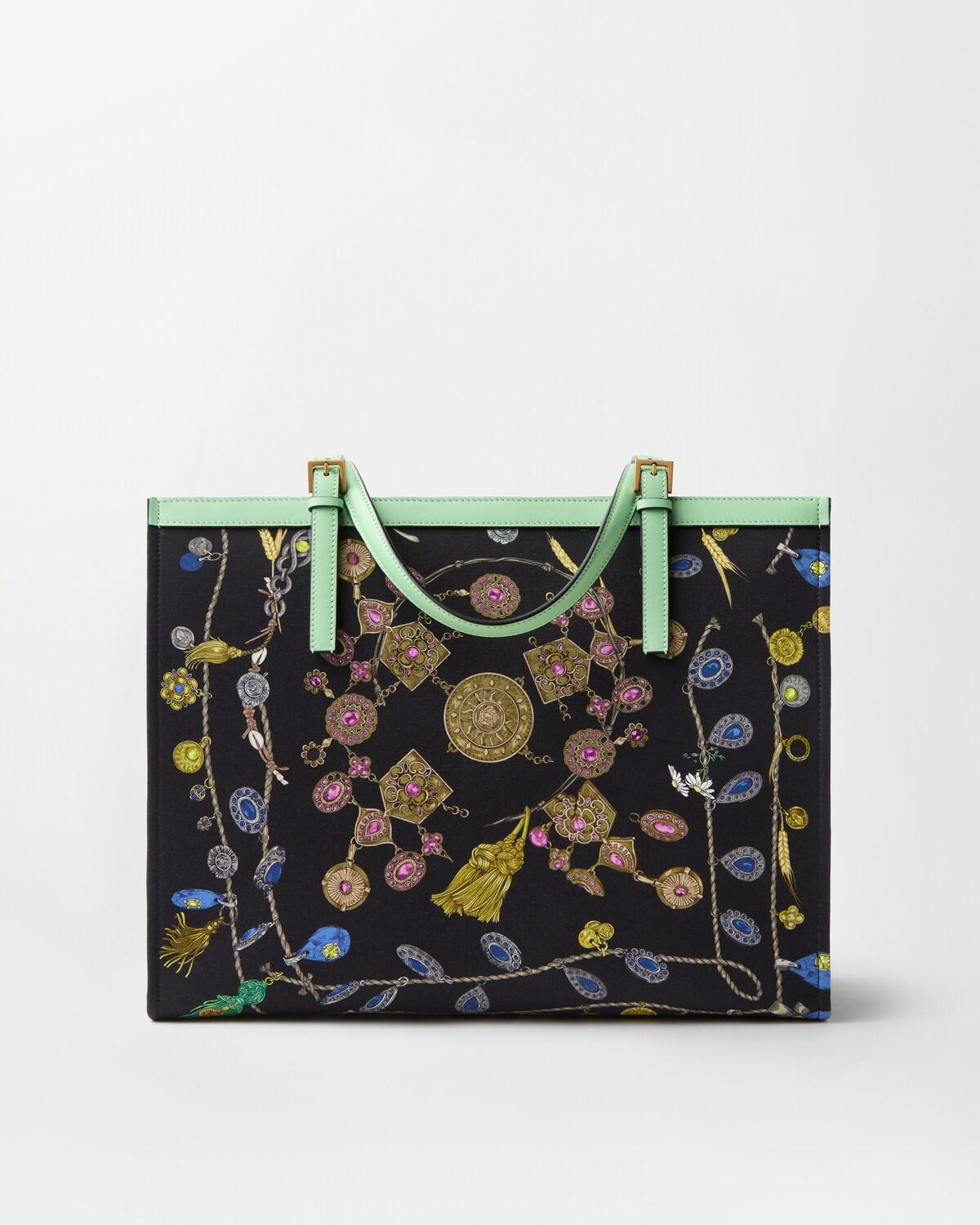 Rivi??re Printed Large Canvas Tote - Image 5