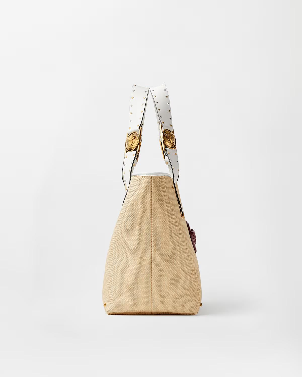 Rivi??re Large Raffia Tote - Image 3