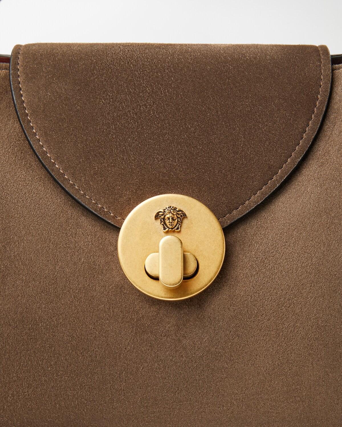 Vivian Small Suede East/West Shoulder Bag - Image 4