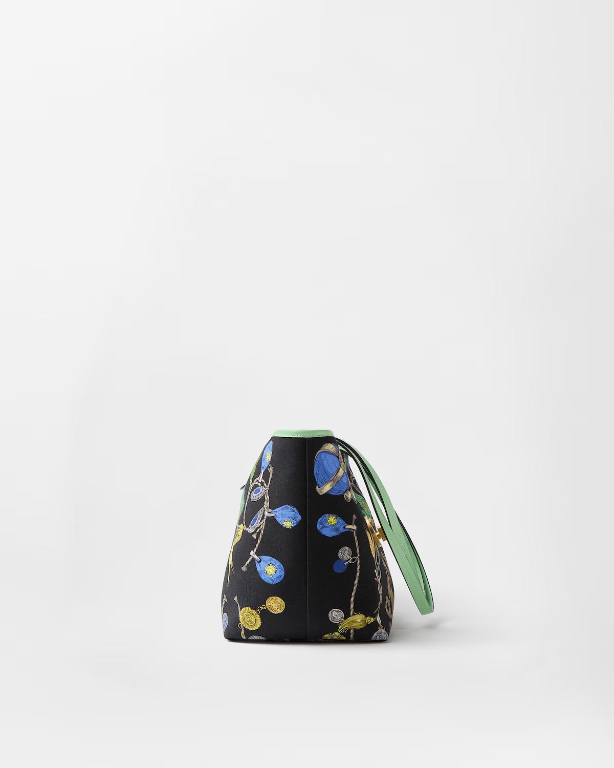 Vivian Printed Small Canvas Tote - Image 2