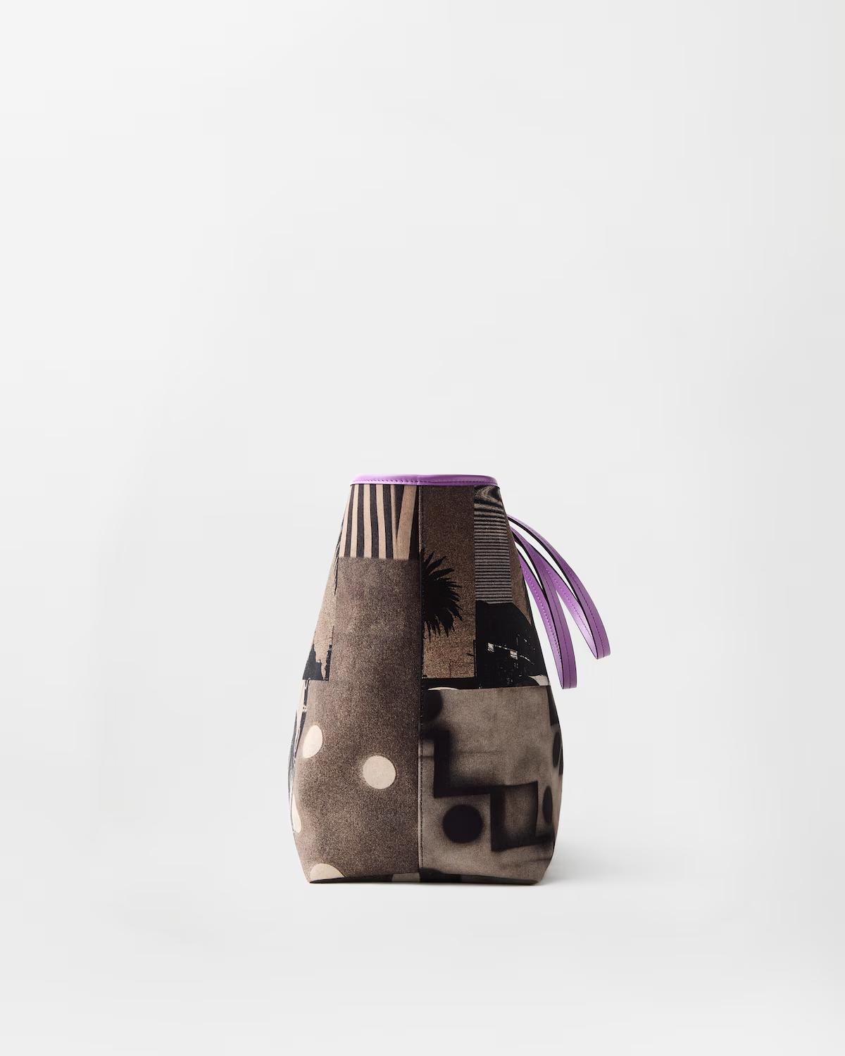 Vivian Printed Large Canvas Tote - Image 2