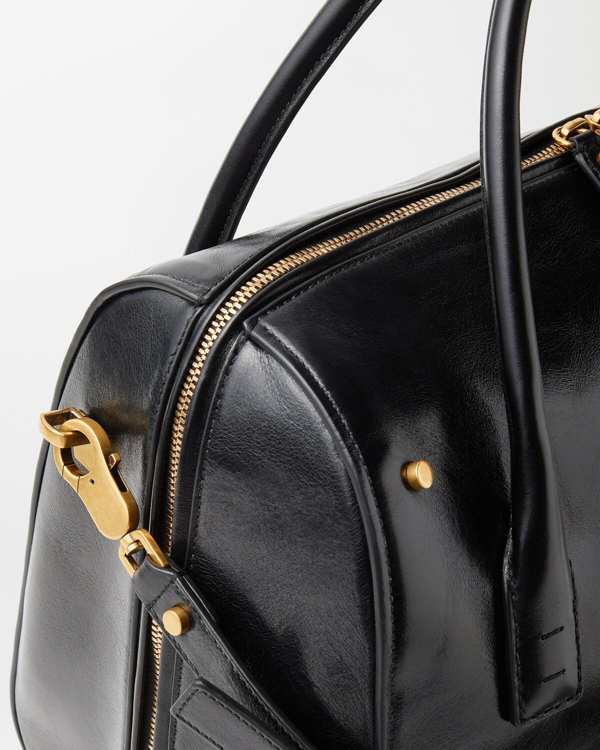 Roomy Large Leather Duffel Bag - Image 8