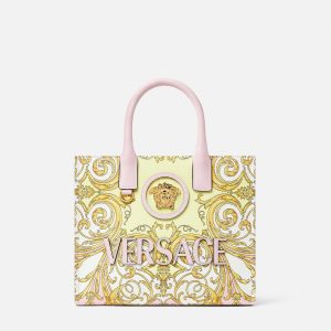 La Medusa Printed Small Canvas Tote