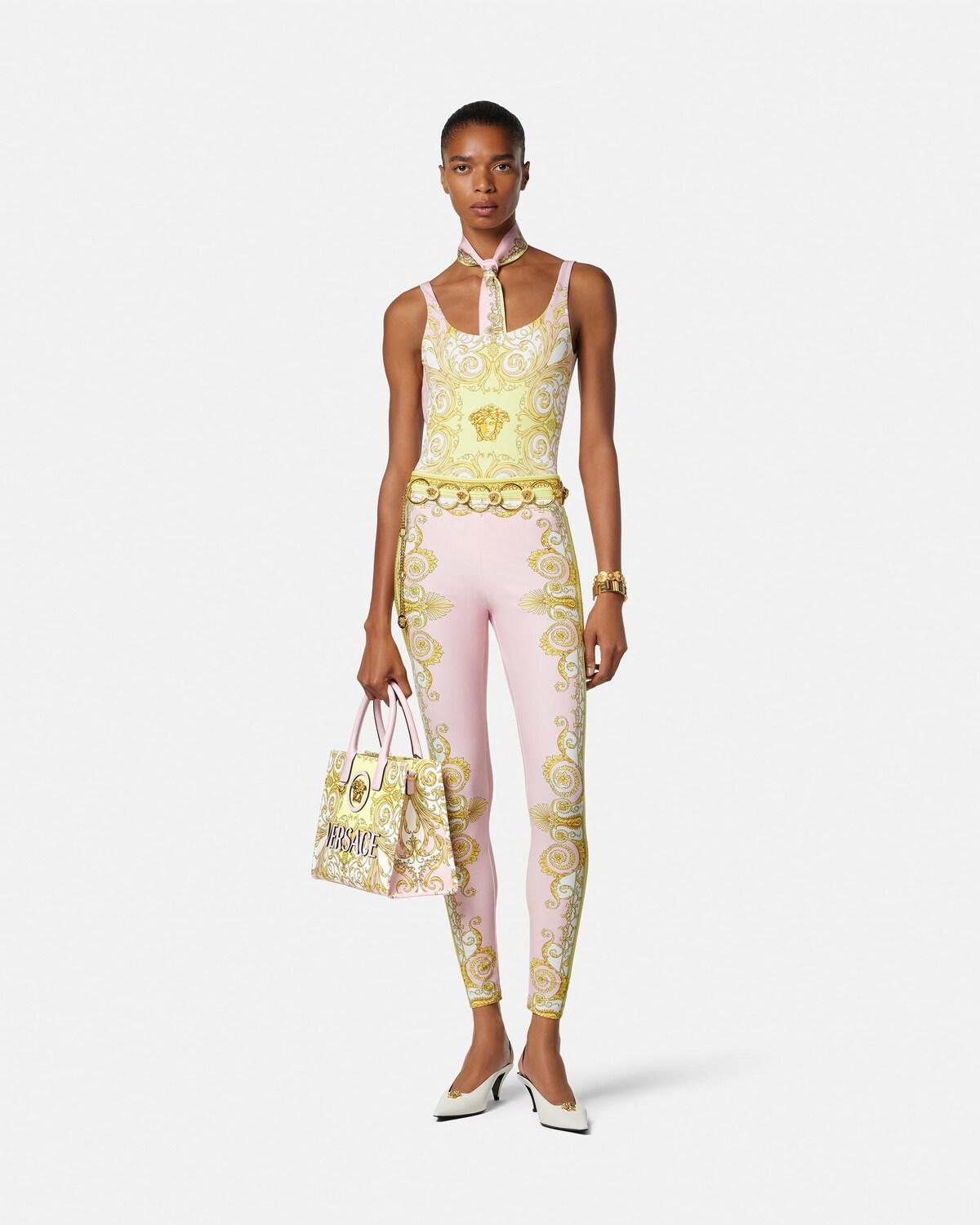 La Medusa Printed Small Canvas Tote - Image 4