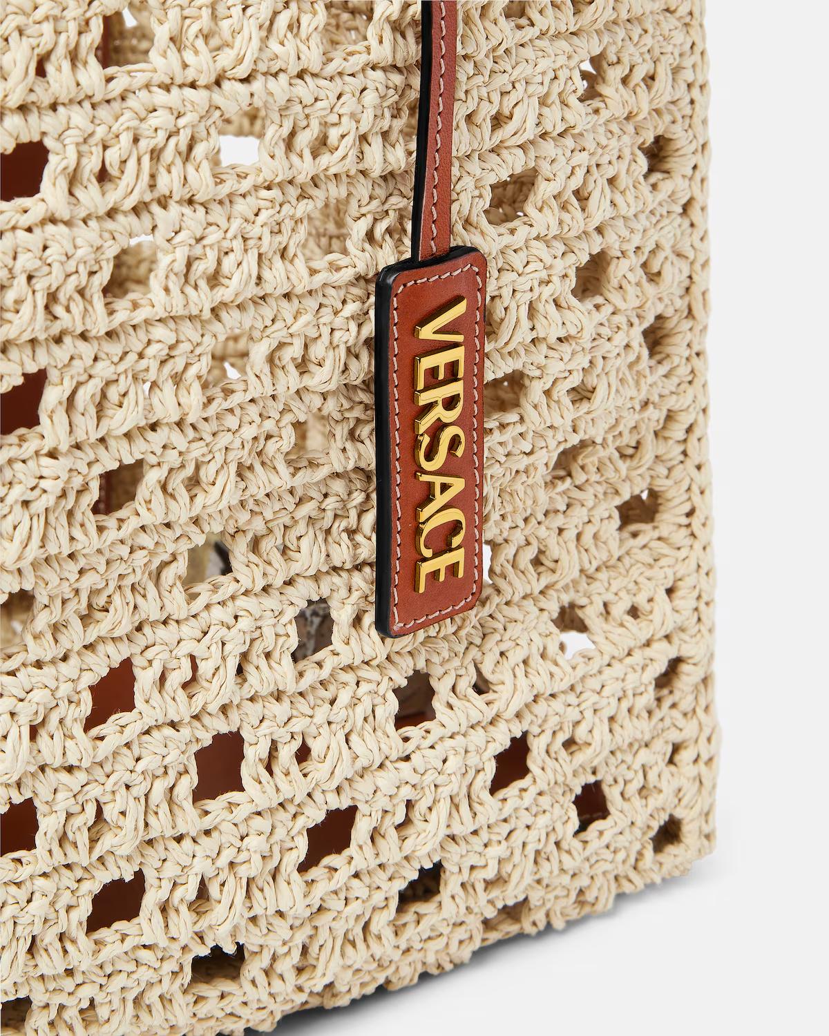 La Medusa Large Raffia Tote - Image 5