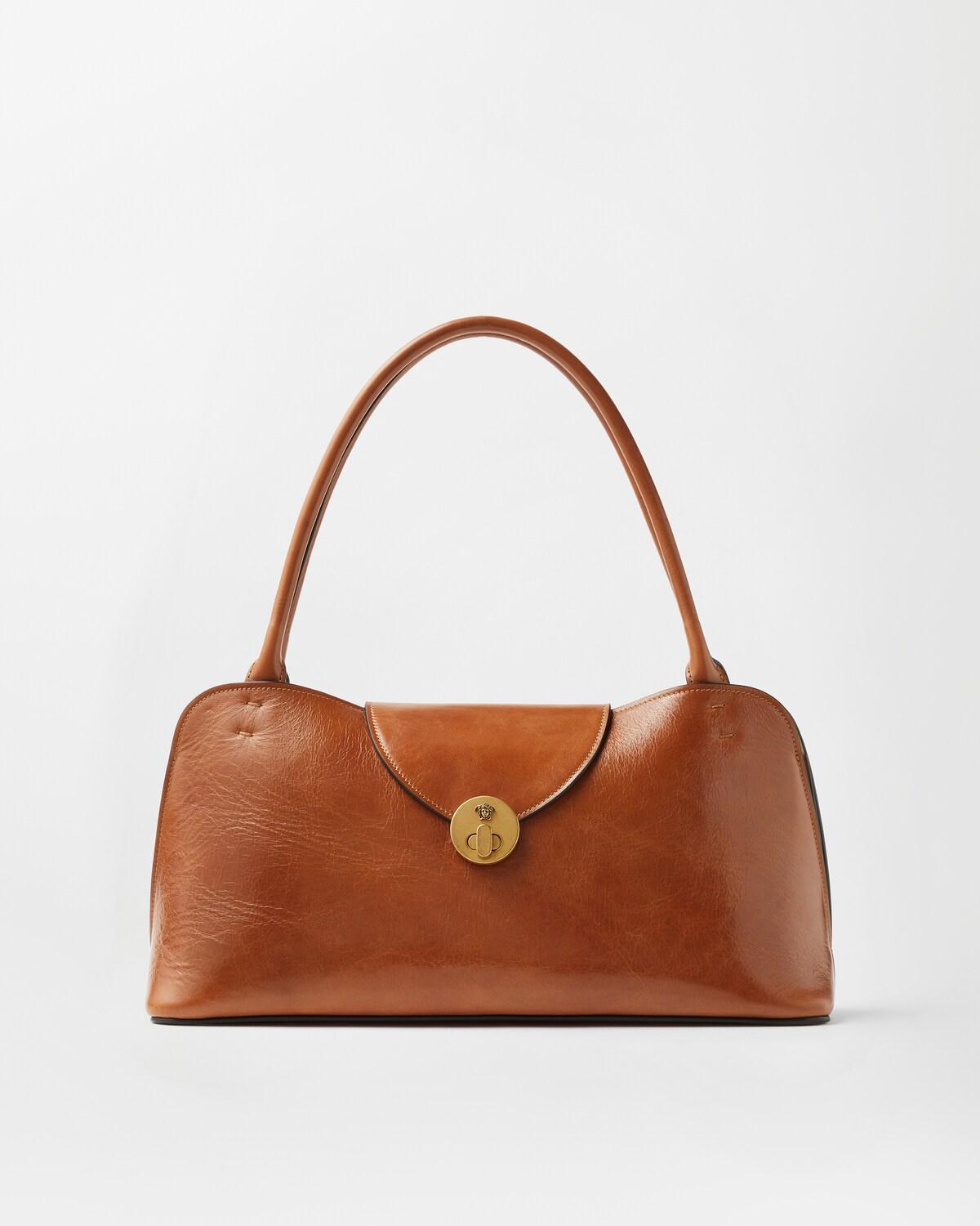 Vivian Leather East/West Shoulder Bag