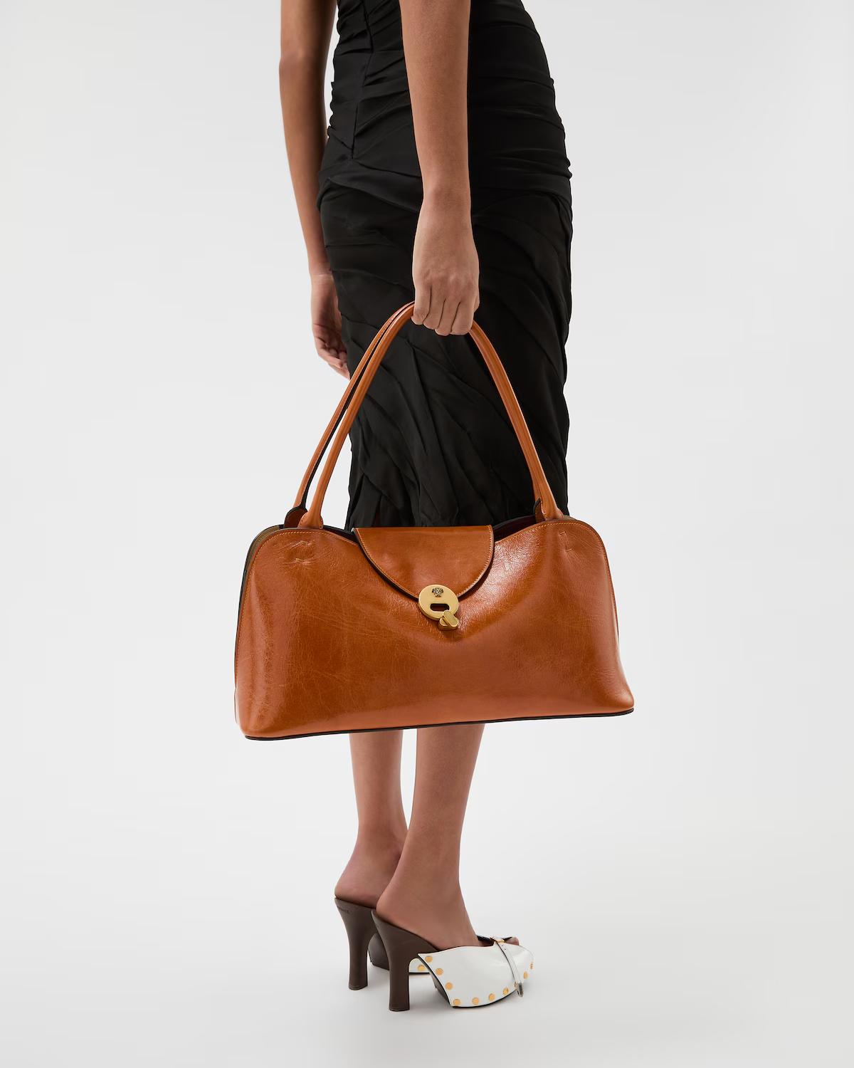 Vivian Leather East/West Shoulder Bag - Image 6