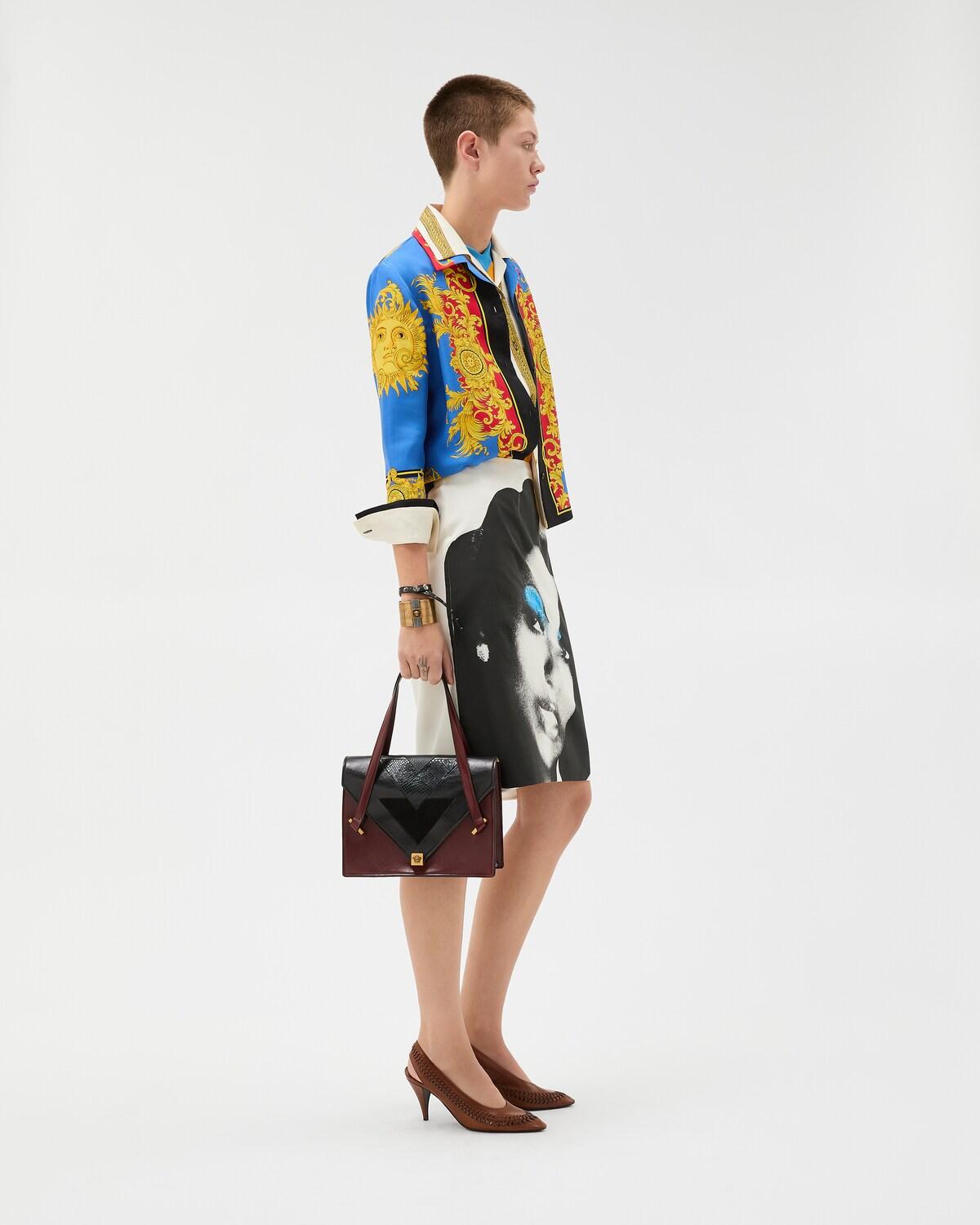 Severine Python-Effect Leather Shoulder Bag - Image 2
