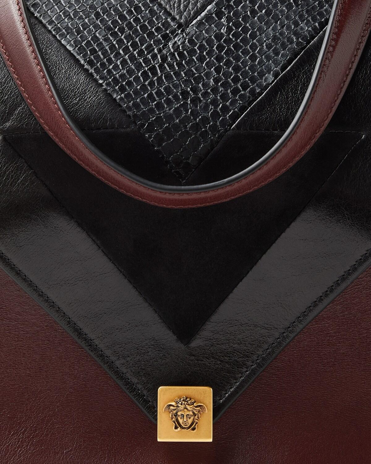 Severine Python-Effect Leather Shoulder Bag - Image 4