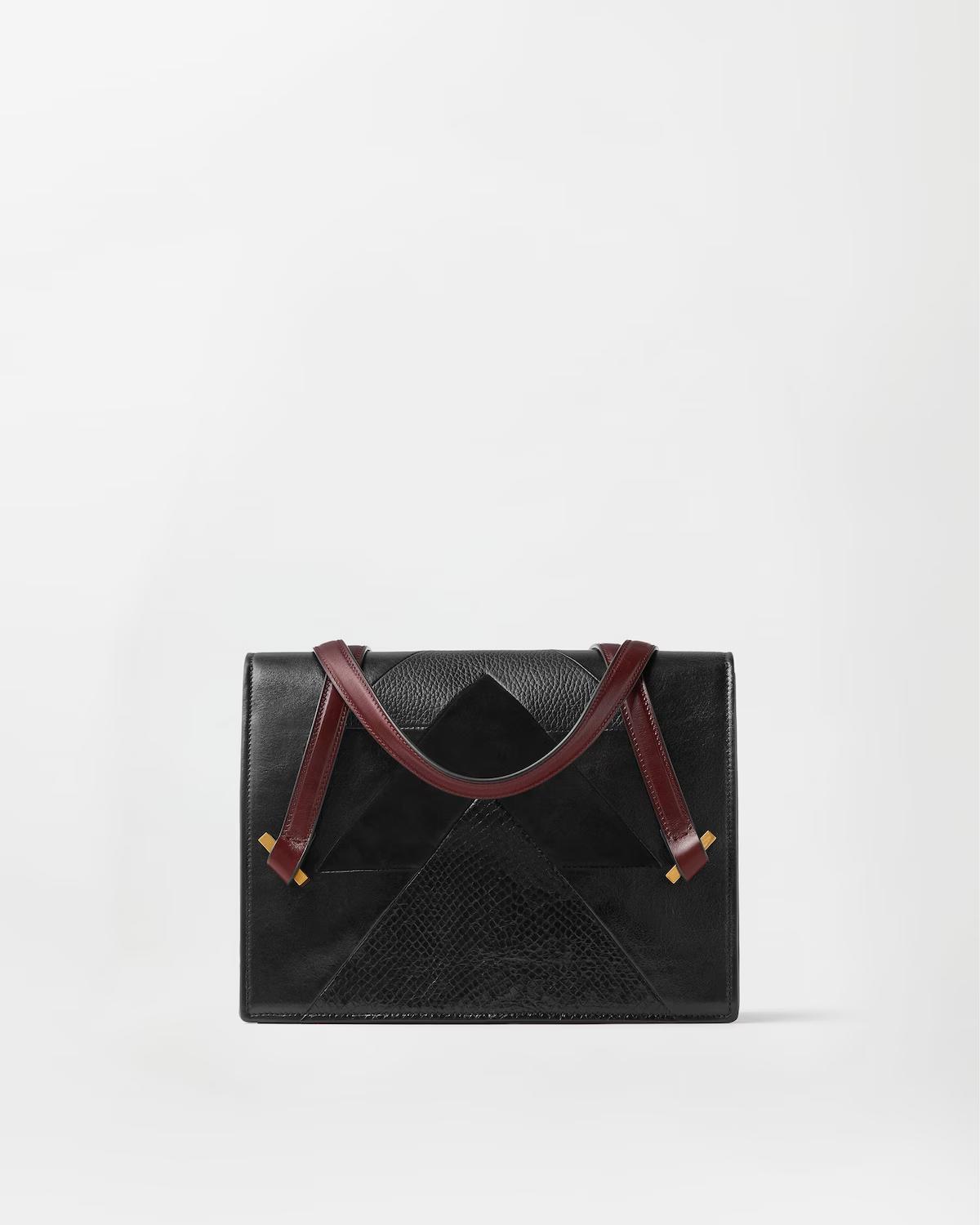 Severine Python-Effect Leather Shoulder Bag - Image 5