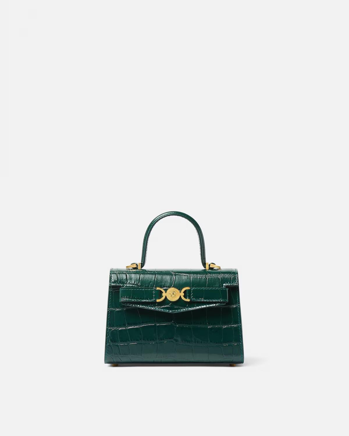 Medusa '95 Small Croc-Effect Top-Handle