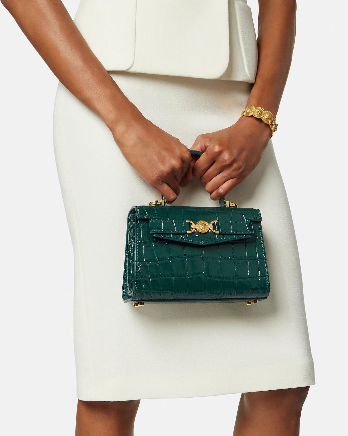 Medusa '95 Small Croc-Effect Top-Handle - Image 3