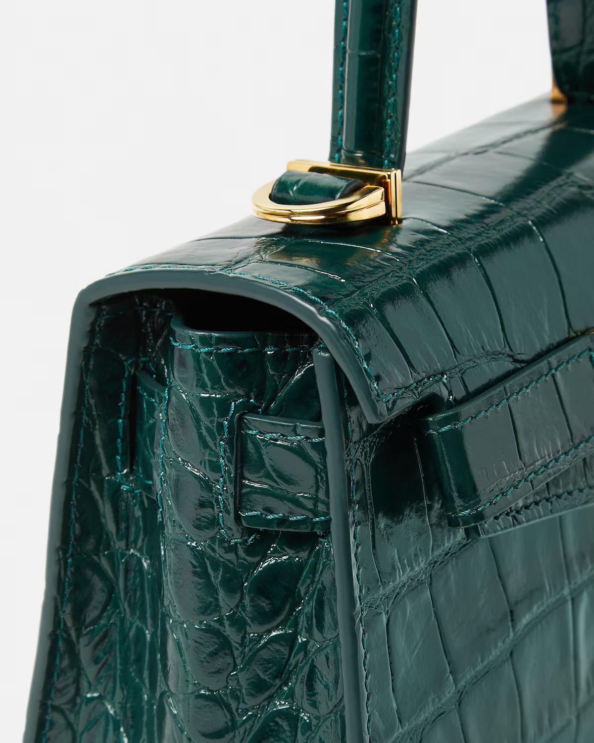 Medusa '95 Small Croc-Effect Top-Handle - Image 6