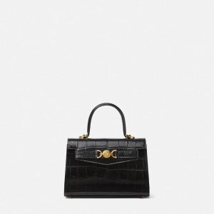 Medusa '95 Small Croc-Effect Top-Handle