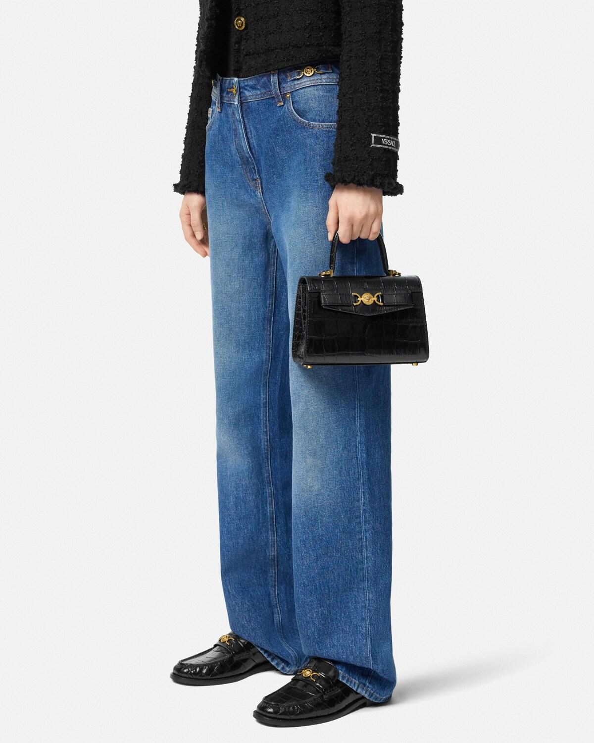 Medusa '95 Small Croc-Effect Top-Handle - Image 3