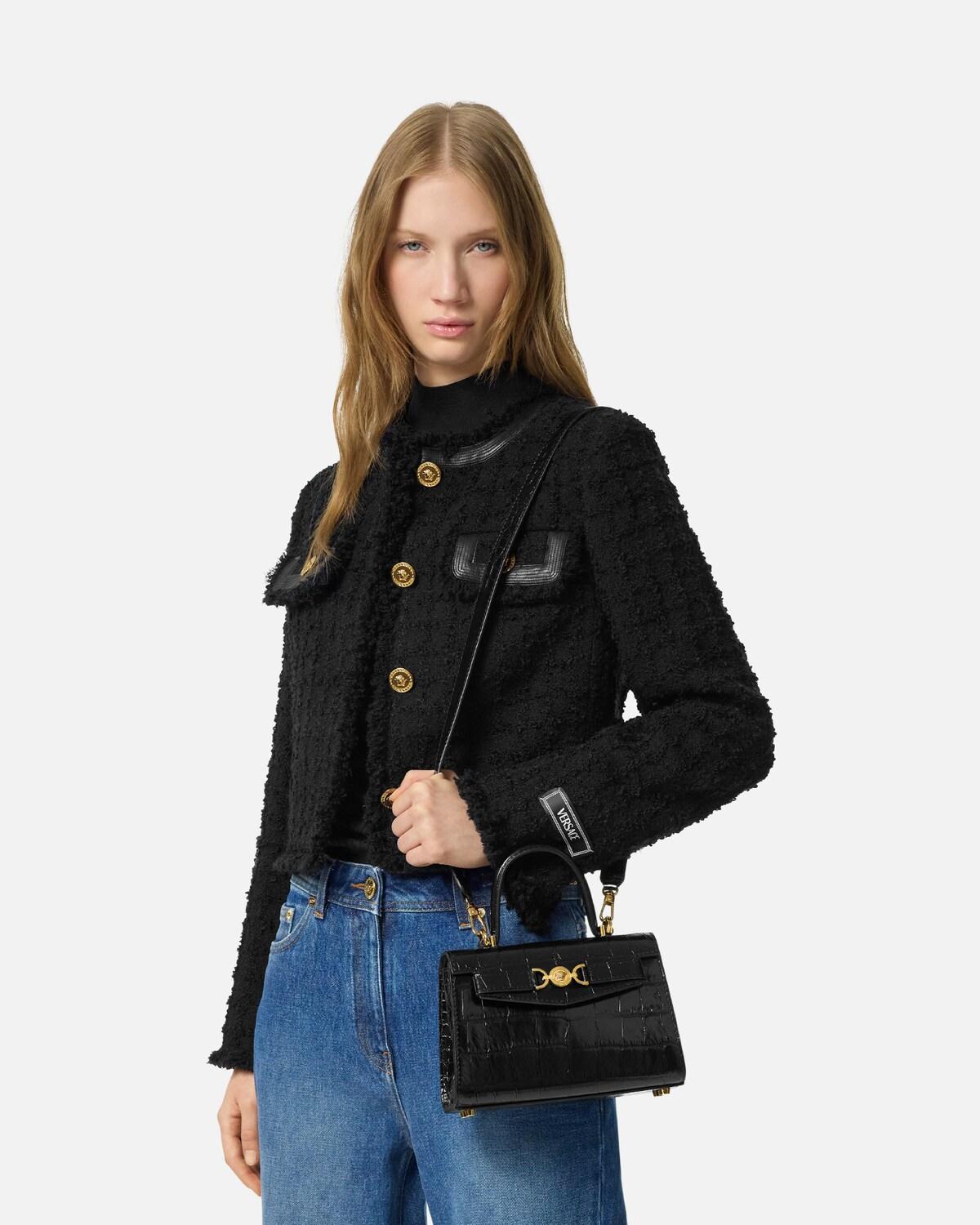 Medusa '95 Small Croc-Effect Top-Handle - Image 4