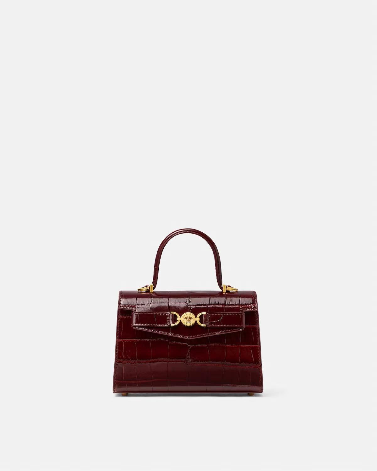 Medusa '95 Small Croc-Effect Top-Handle