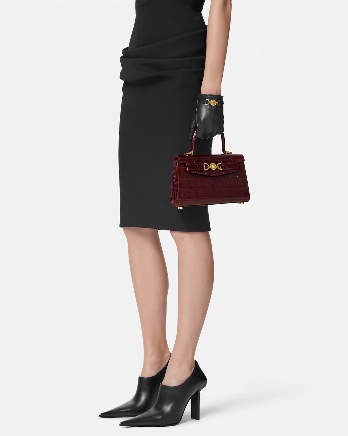 Medusa '95 Small Croc-Effect Top-Handle - Image 3