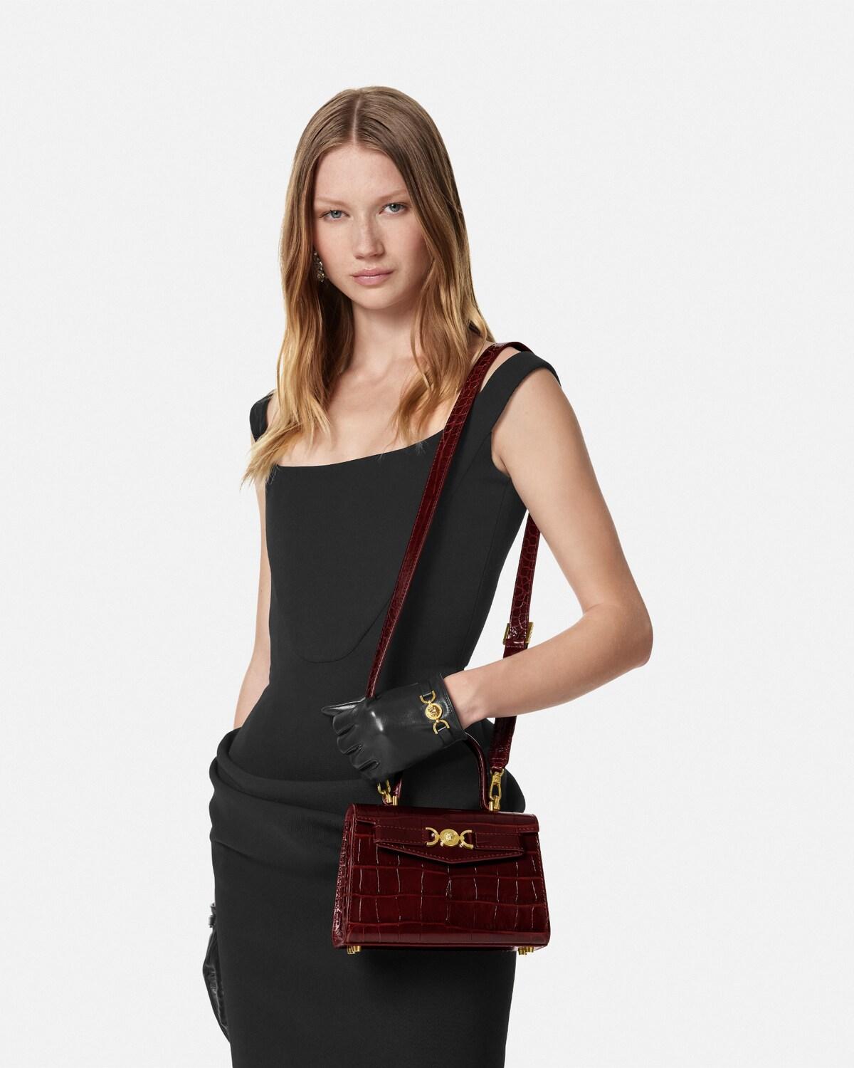 Medusa '95 Small Croc-Effect Top-Handle - Image 4