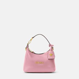 Versace Tag Nappa Hobo Bag