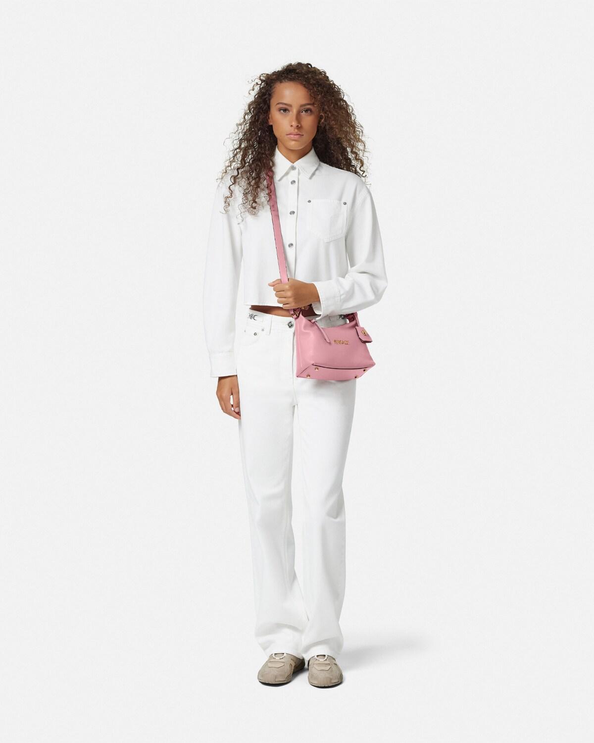 Versace Tag Nappa Hobo Bag - Image 4
