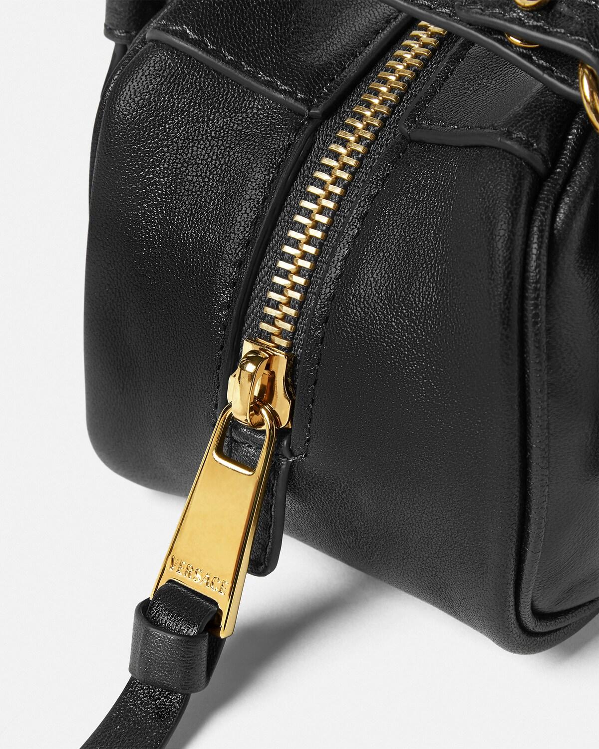 Versace Tag Nappa Bowling Mini Bag - Image 4