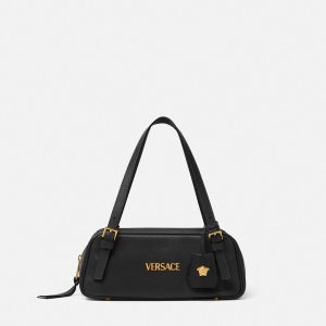 Versace Tag Nappa Bowling Bag