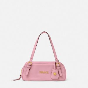 Versace Tag Nappa Bowling Bag