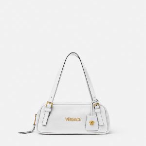 Versace Tag Nappa Bowling Bag