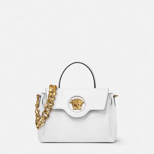 La Medusa Leather Top-Handle