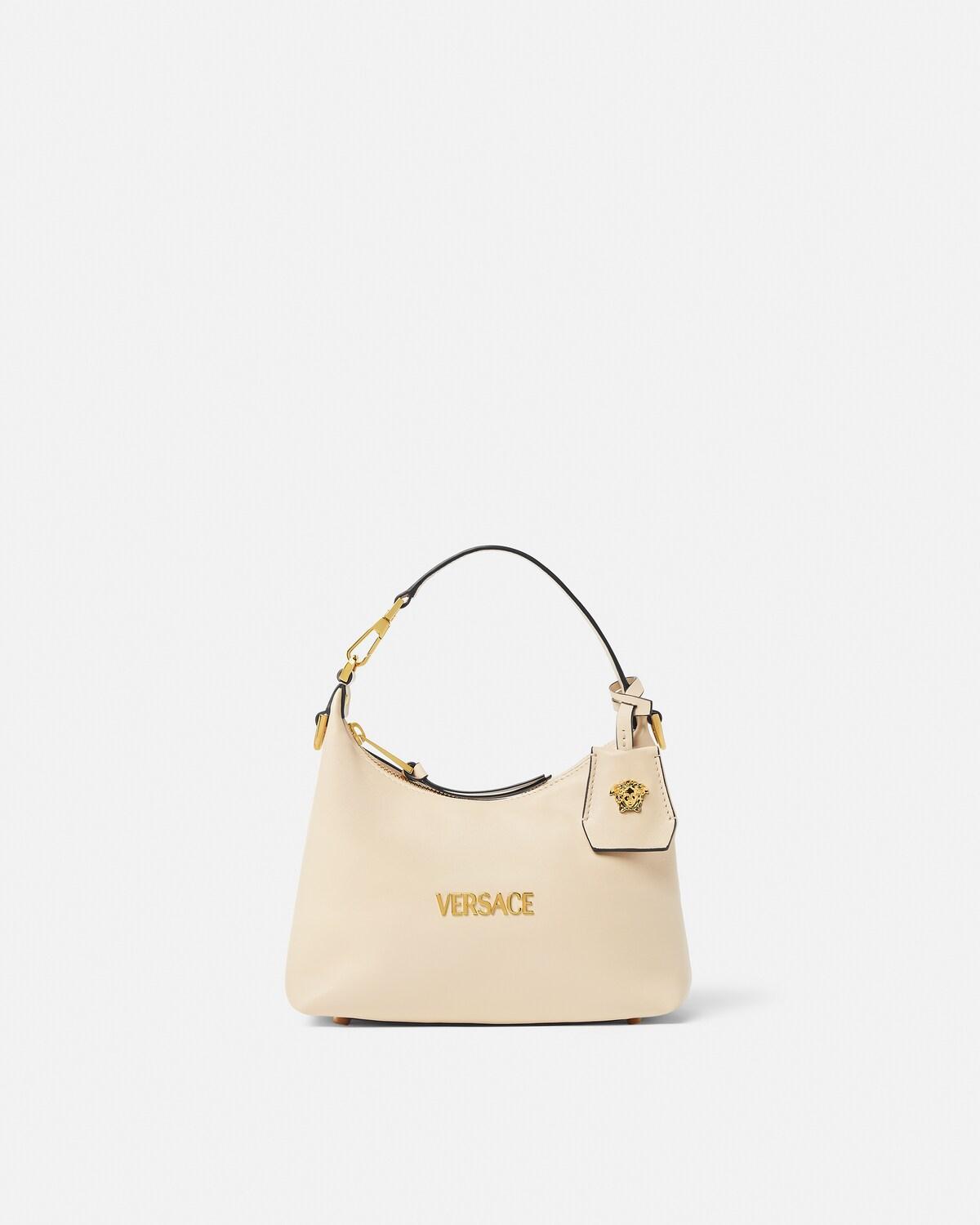 Versace Tag Nappa Hobo Bag