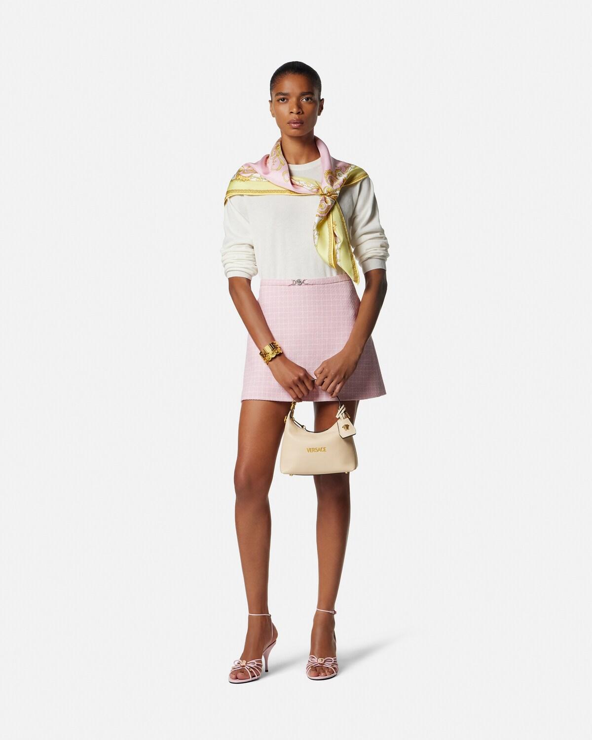Versace Tag Nappa Hobo Bag - Image 4