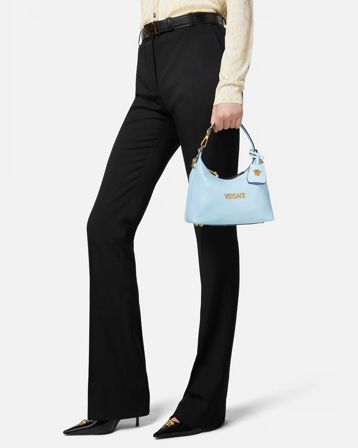 Versace Tag Nappa Hobo Bag - Image 3
