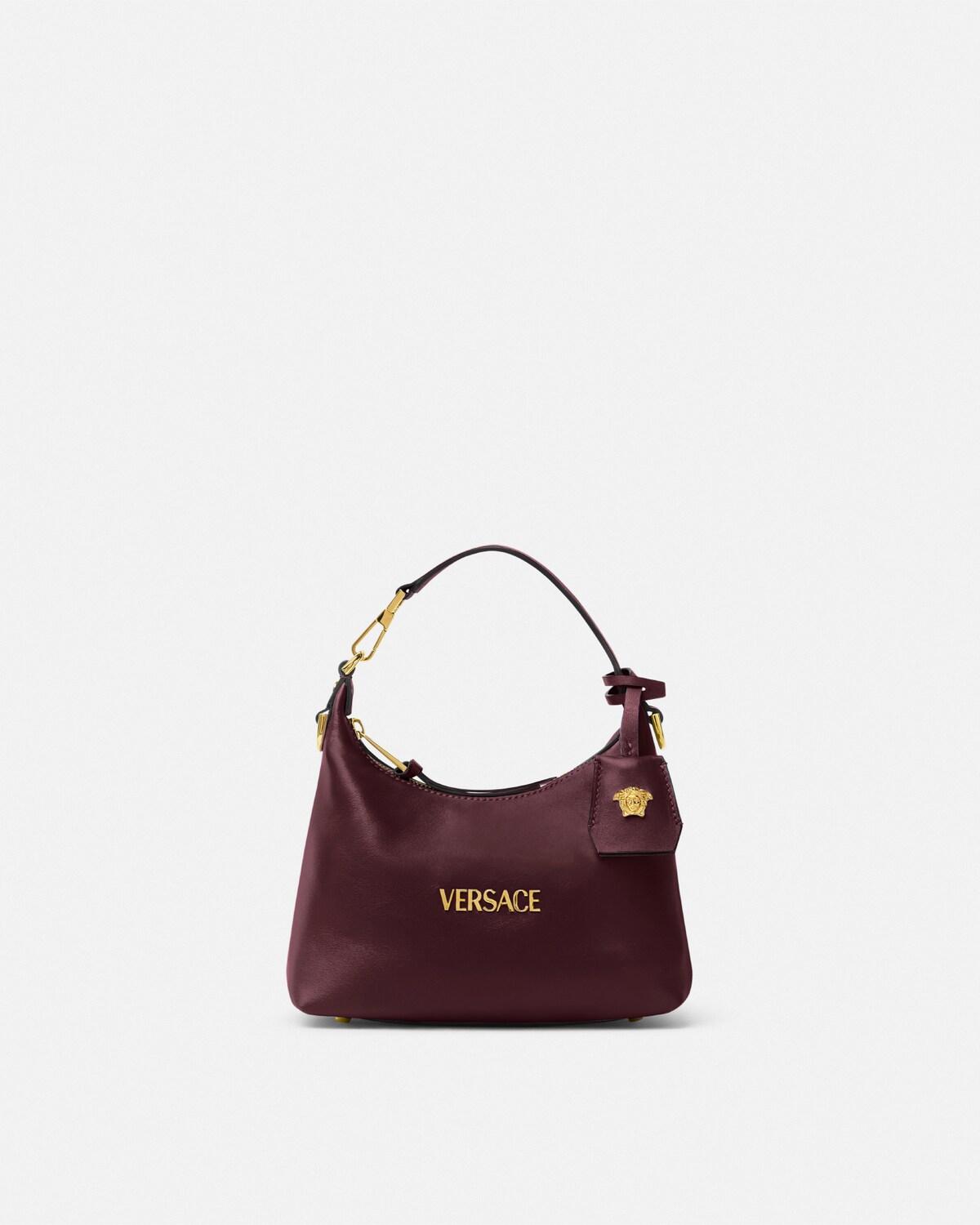 Versace Tag Nappa Hobo Bag