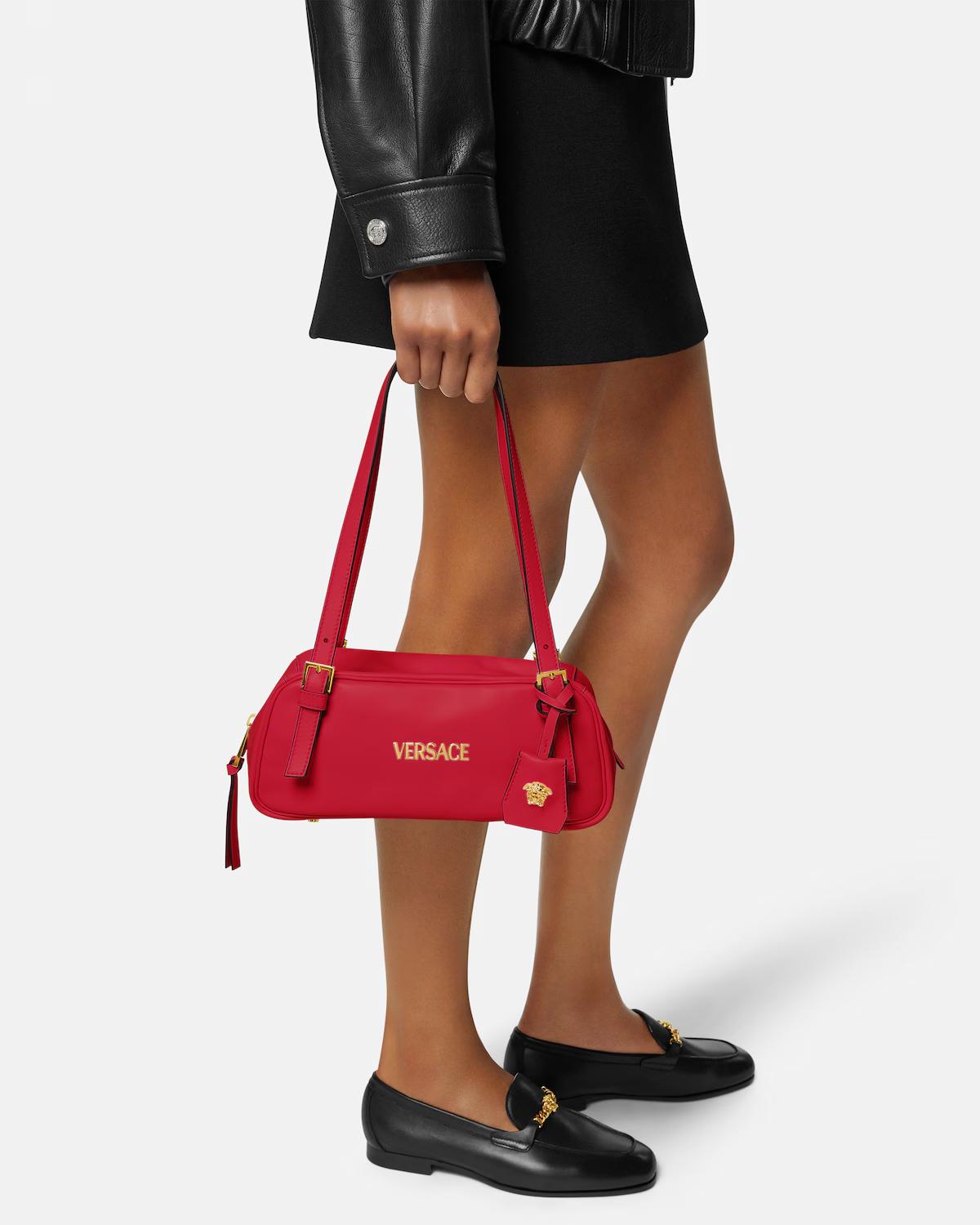 Versace Tag Nappa Bowling Bag - Image 3