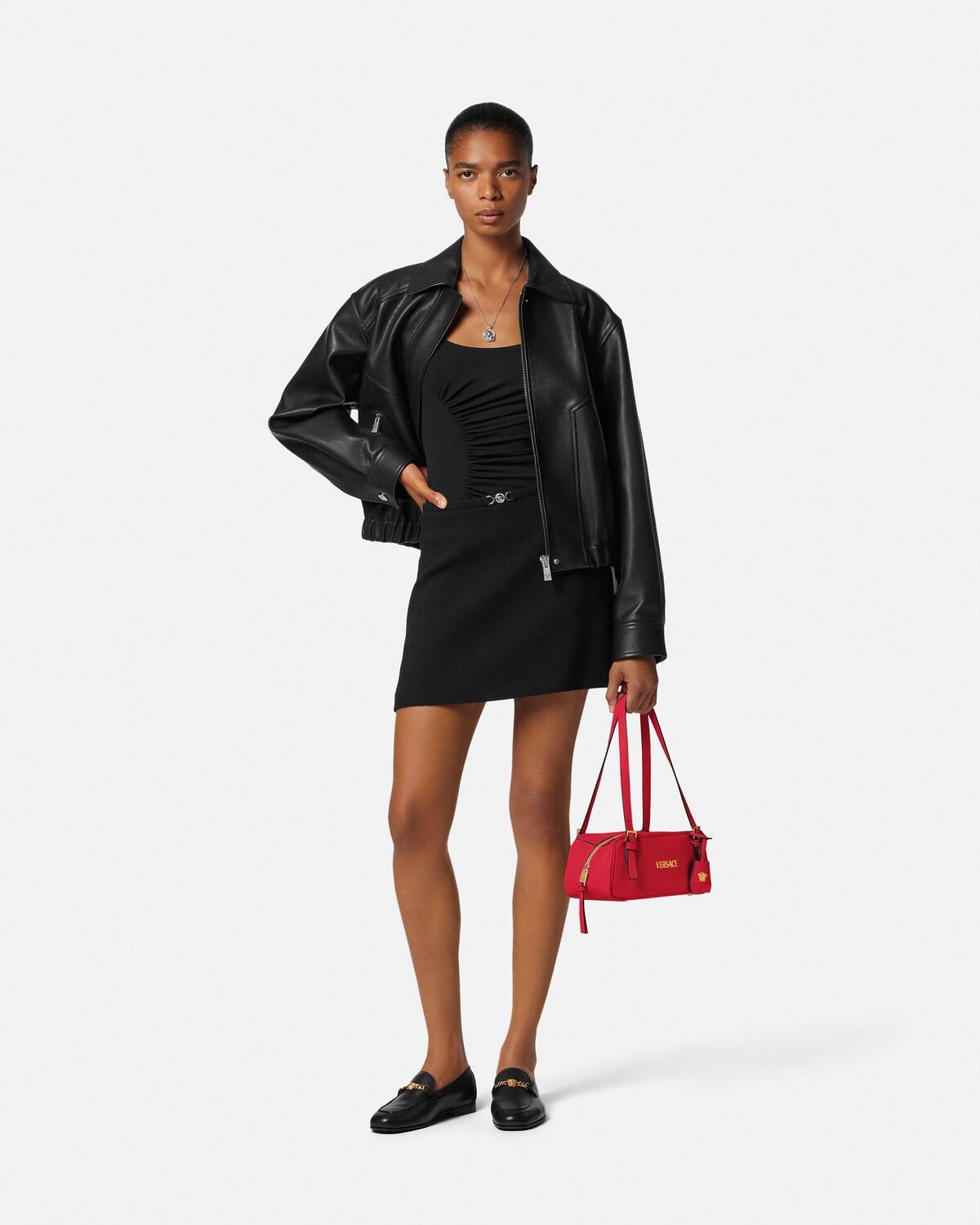 Versace Tag Nappa Bowling Bag - Image 4