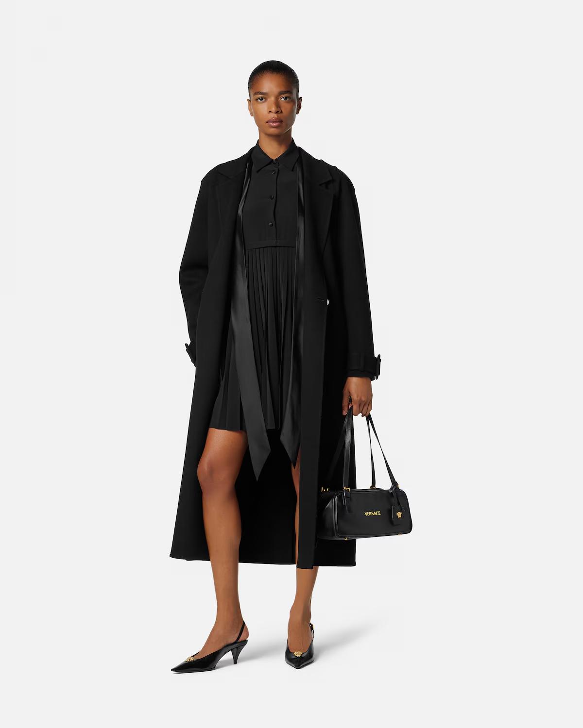 Versace Tag Large Nappa Bowling Bag - Image 4
