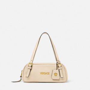 Versace Tag Nappa Bowling Bag