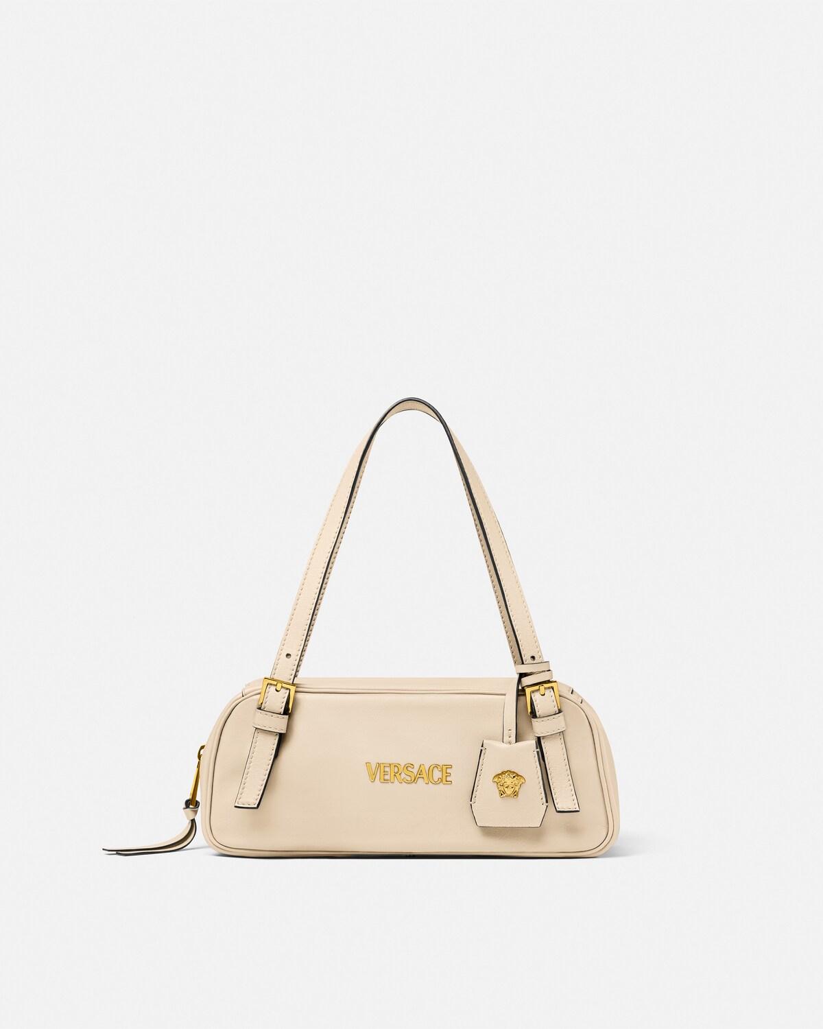 Versace Tag Nappa Bowling Bag