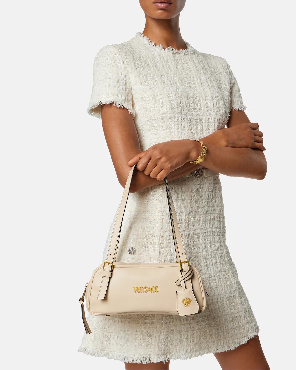Versace Tag Nappa Bowling Bag - Image 3