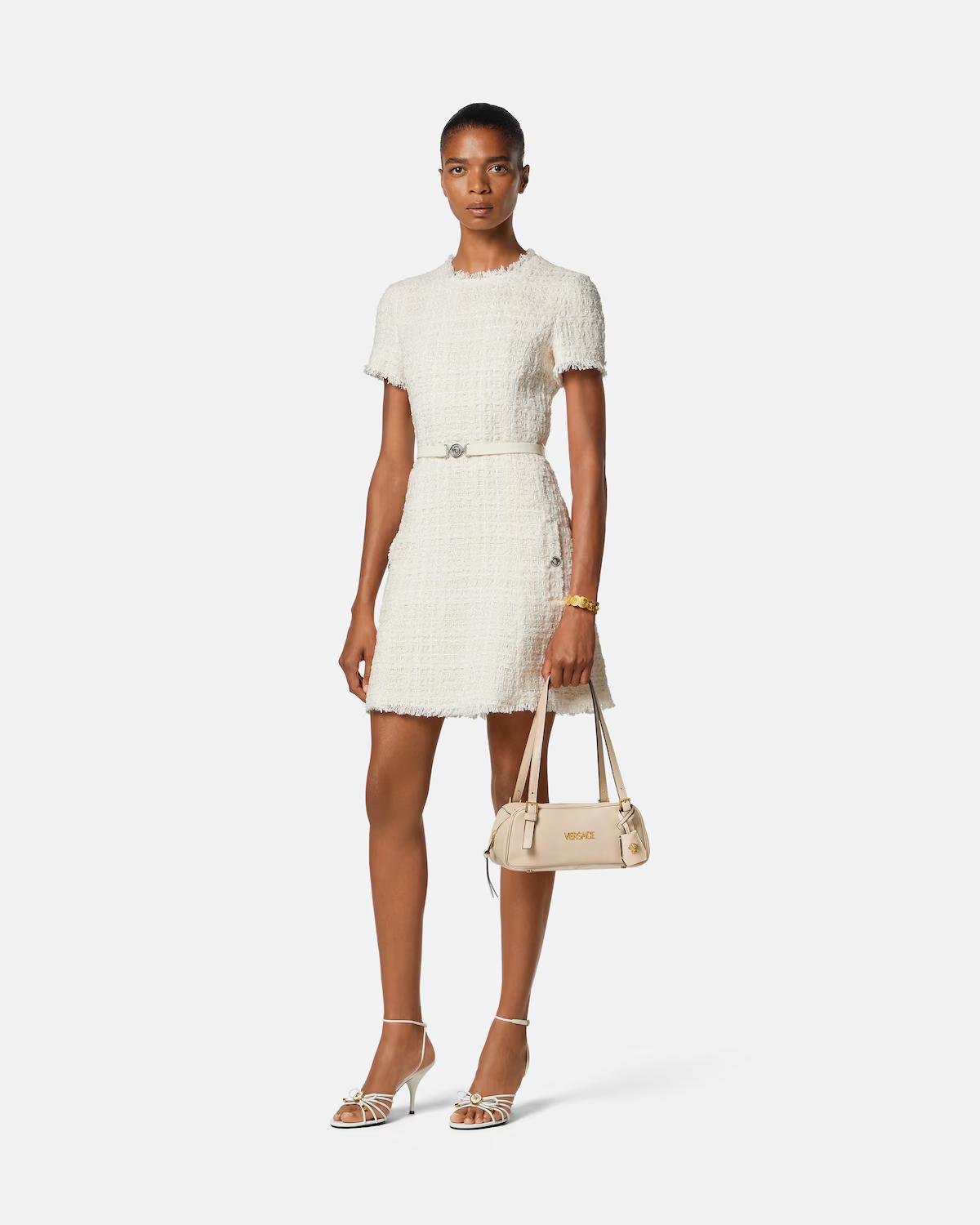 Versace Tag Nappa Bowling Bag - Image 4