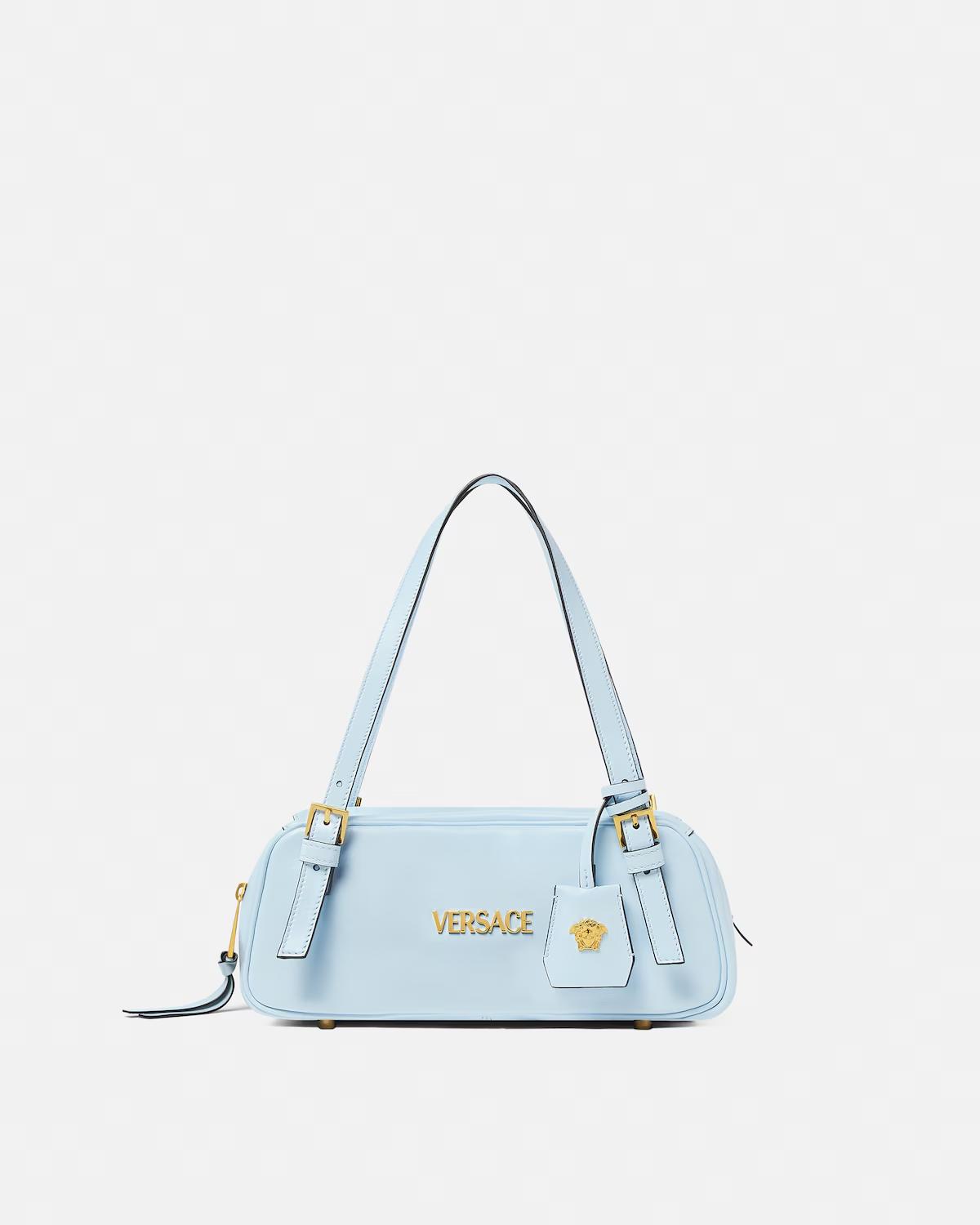 Versace Tag Nappa Bowling Bag