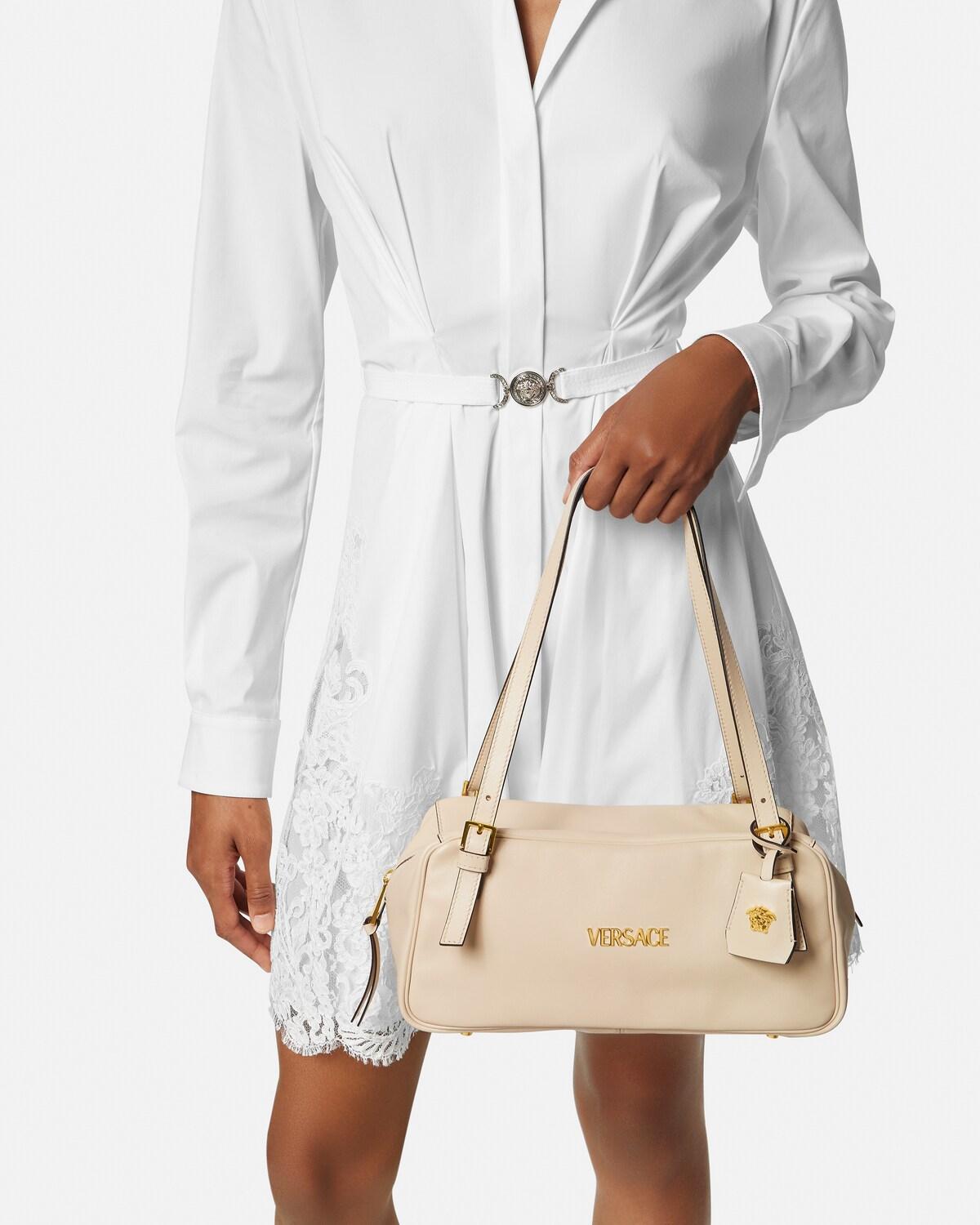 Versace Tag Large Nappa Bowling Bag - Image 3