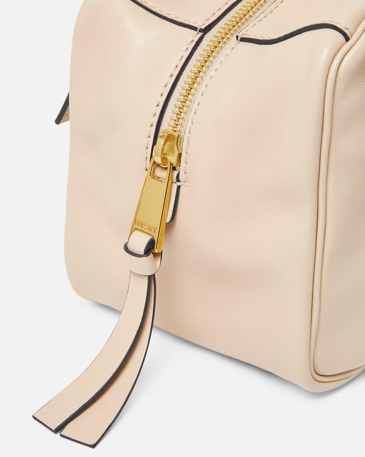 Versace Tag Large Nappa Bowling Bag - Image 6