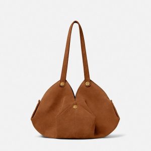 Protea Suede Shoulder Bag