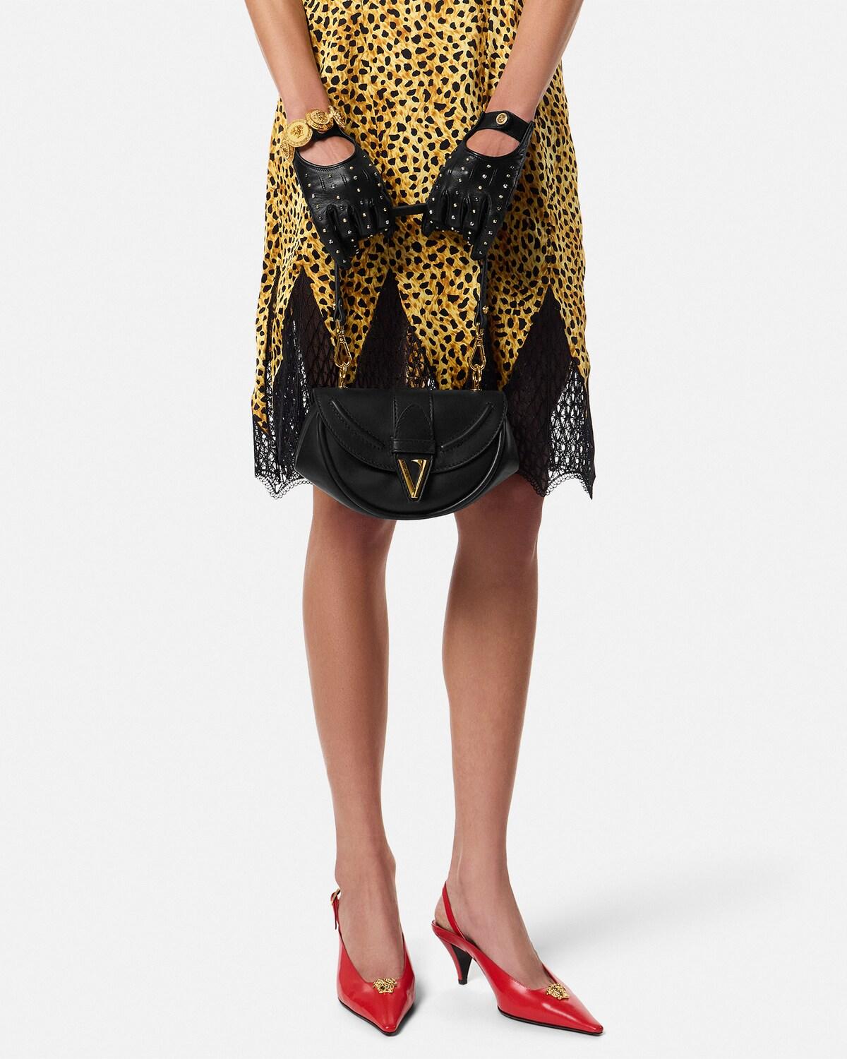 Virtus Small Leather Shoulder Bag - Image 3