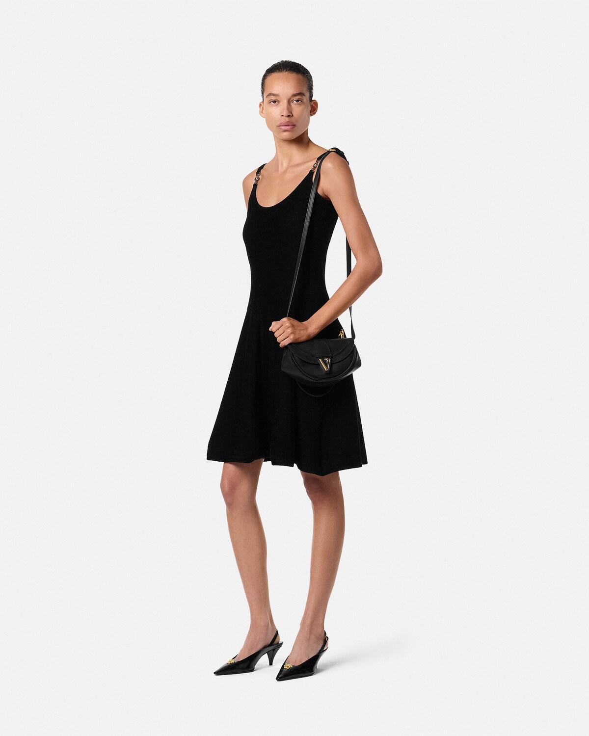 Virtus Small Leather Shoulder Bag - Image 5