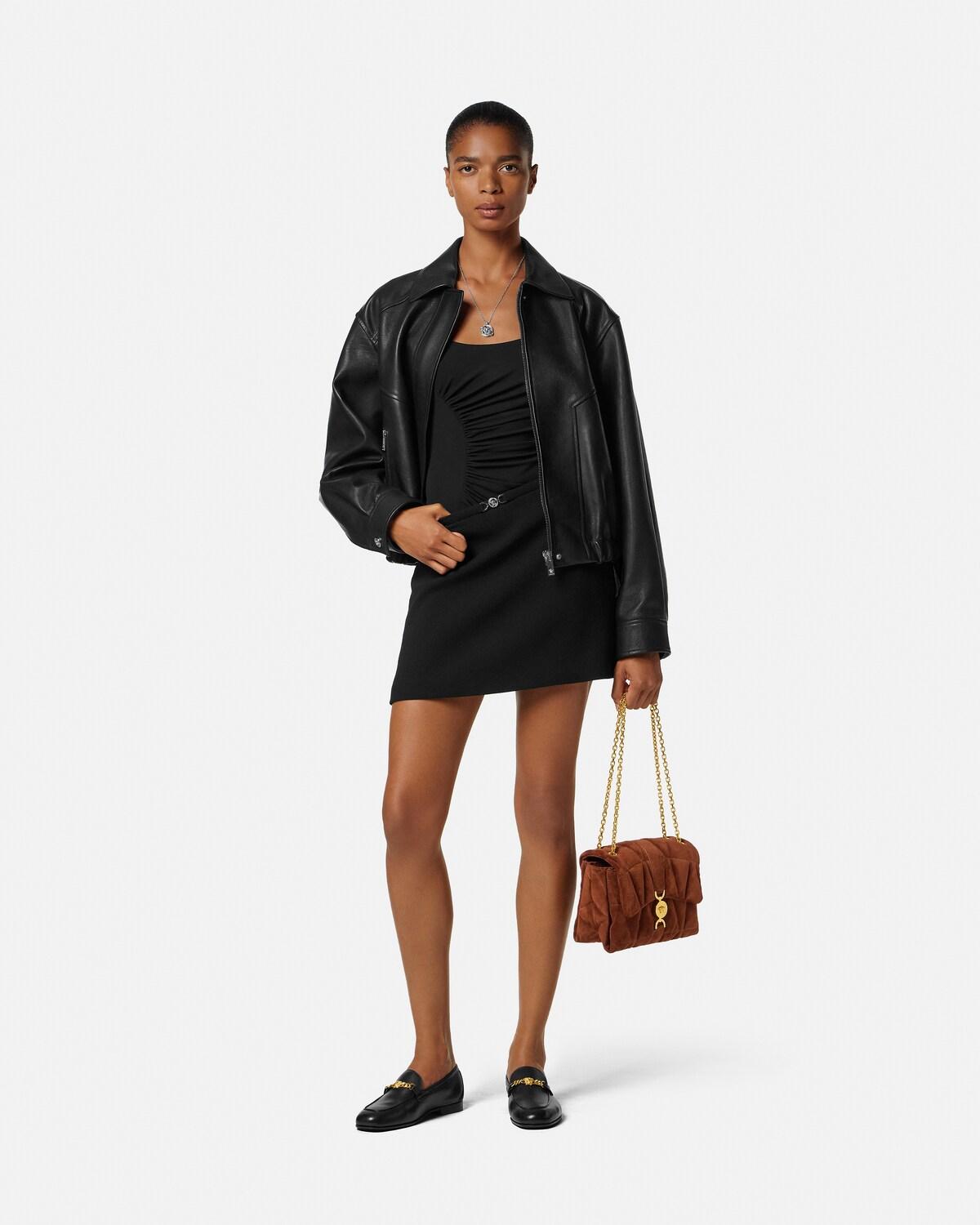 Kleio Quilted Suede Shoulder Bag - Image 4