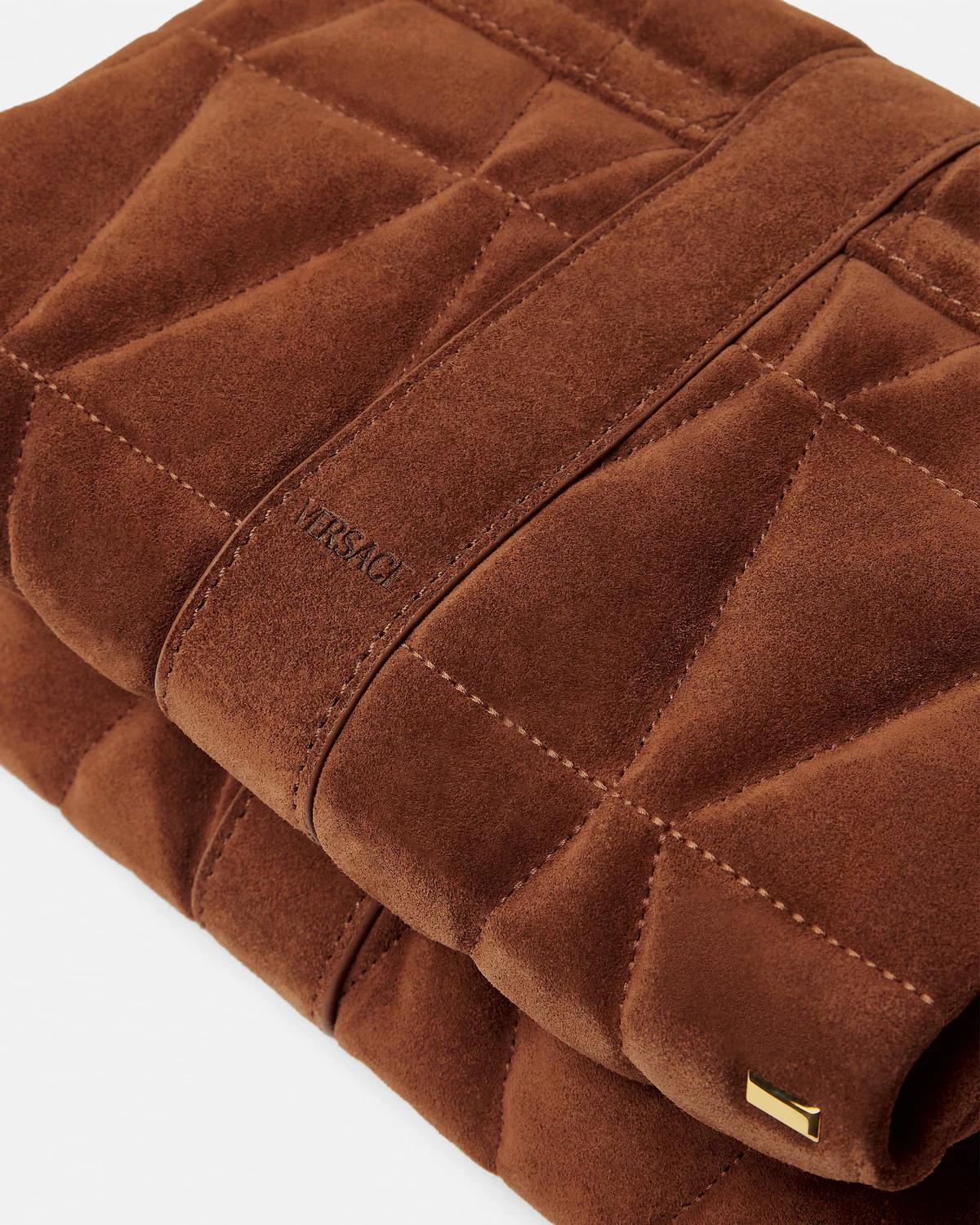 Kleio Quilted Suede Shoulder Bag - Image 6