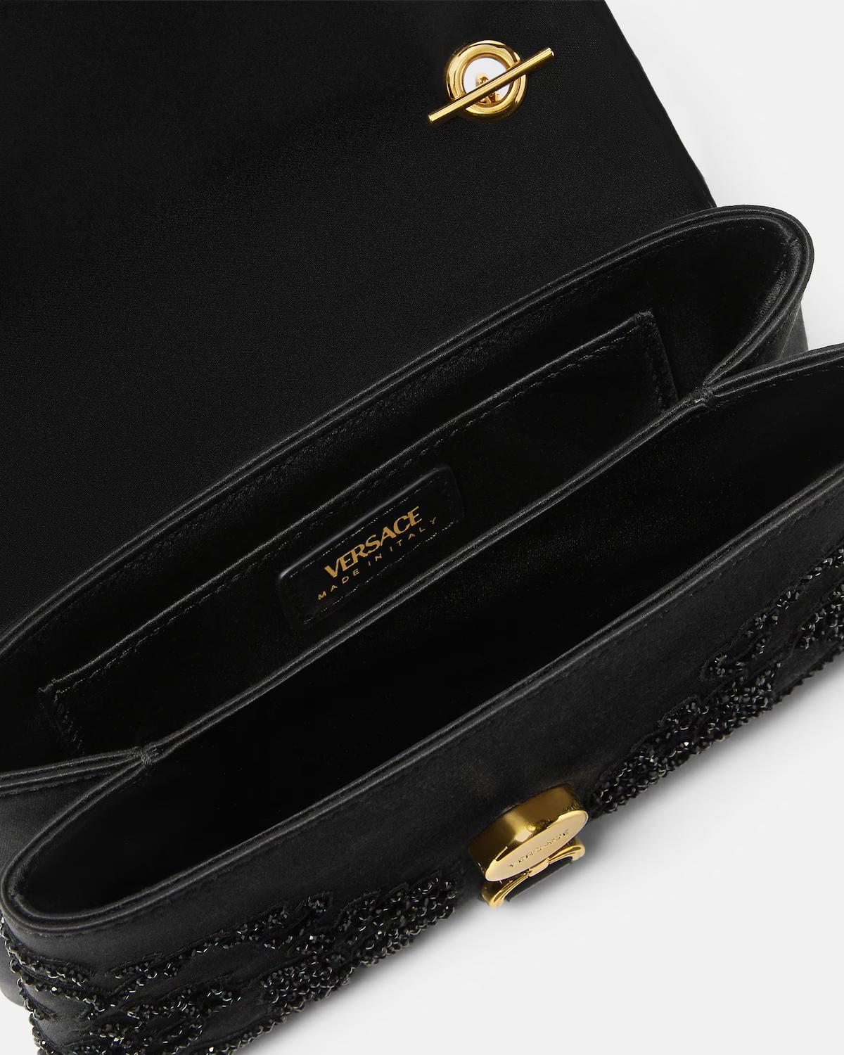 Kleio Embroidered Satin Mini Bag - Image 4
